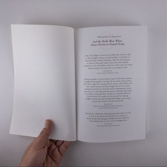 3/$10 - and the Bride Wore White by Dannah Gresh - Picture 2 of 9